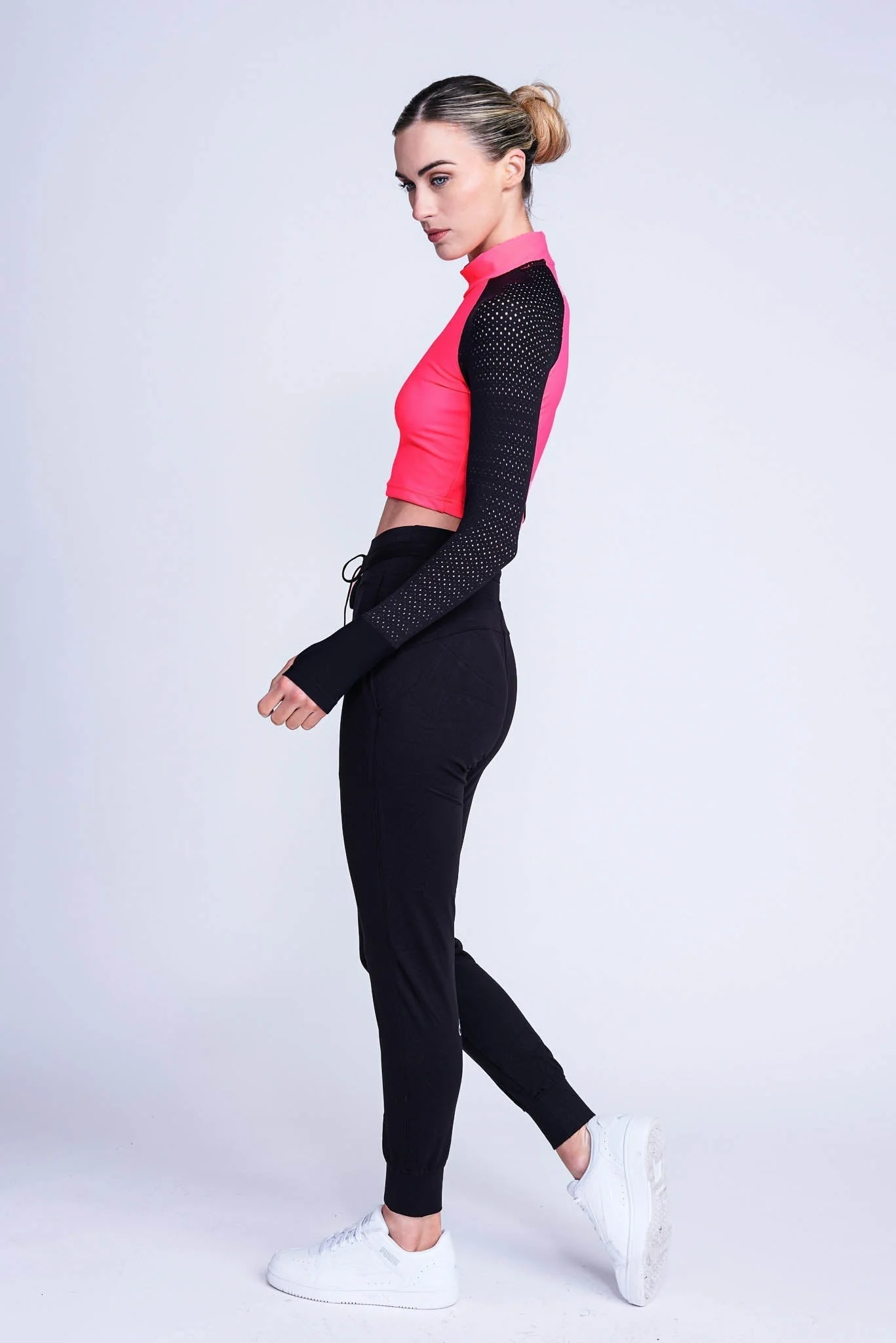 Inspire Crop Top in Pink - Image 3